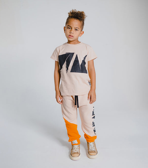 Nununu Colorblock Nununu Baggy Pants Nude