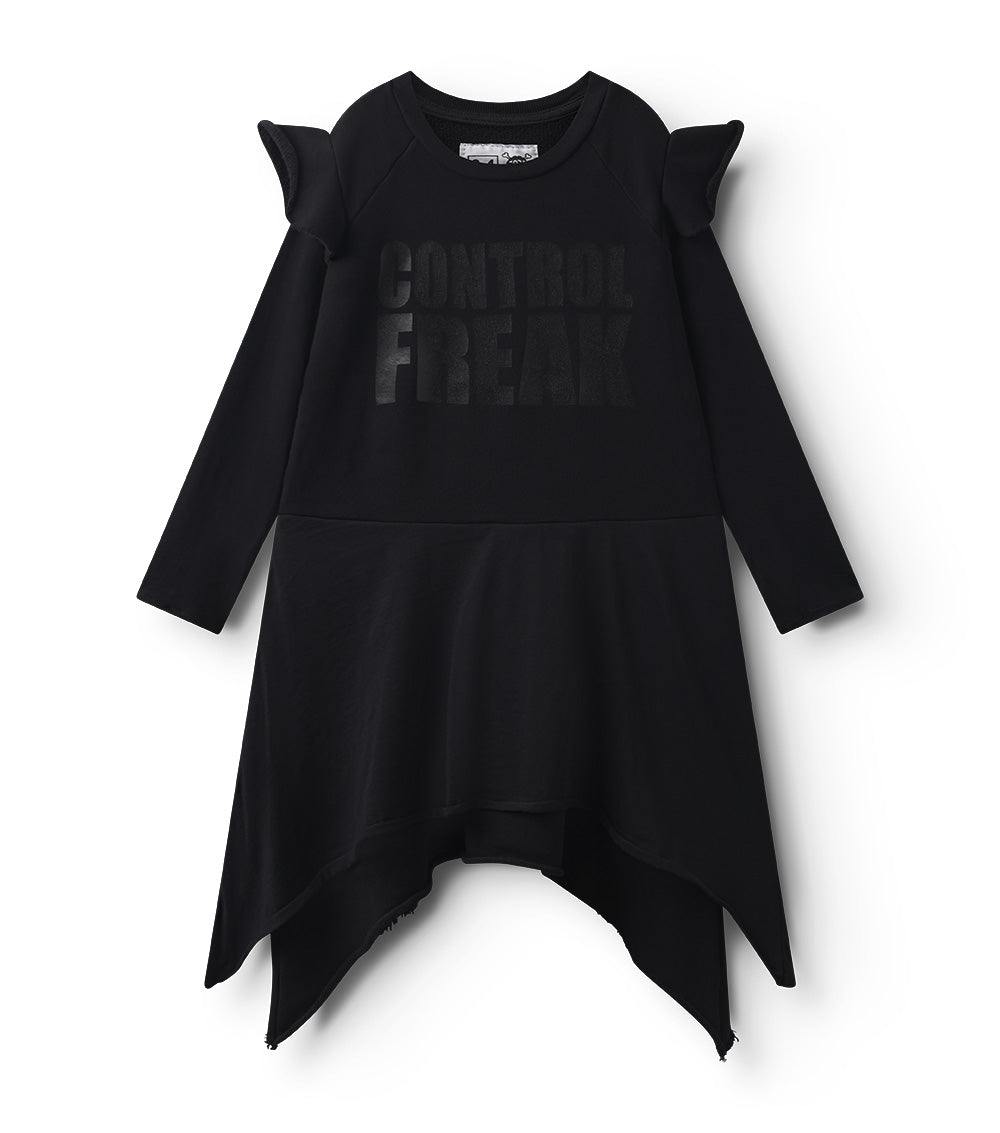 nununu control freak dress black