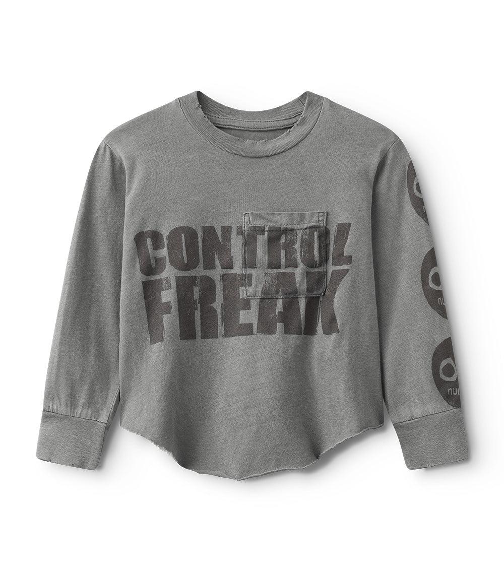 nununu control freak shirt vintage grey