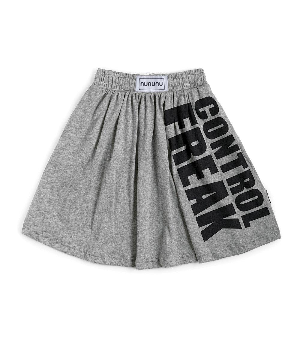 nununu control freak skirt heather grey