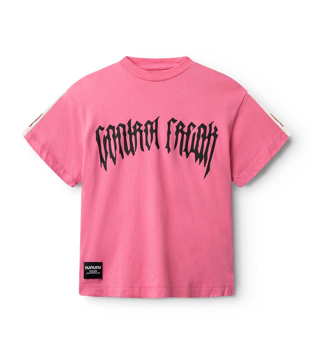 nununu control freak t-shirt hot pink