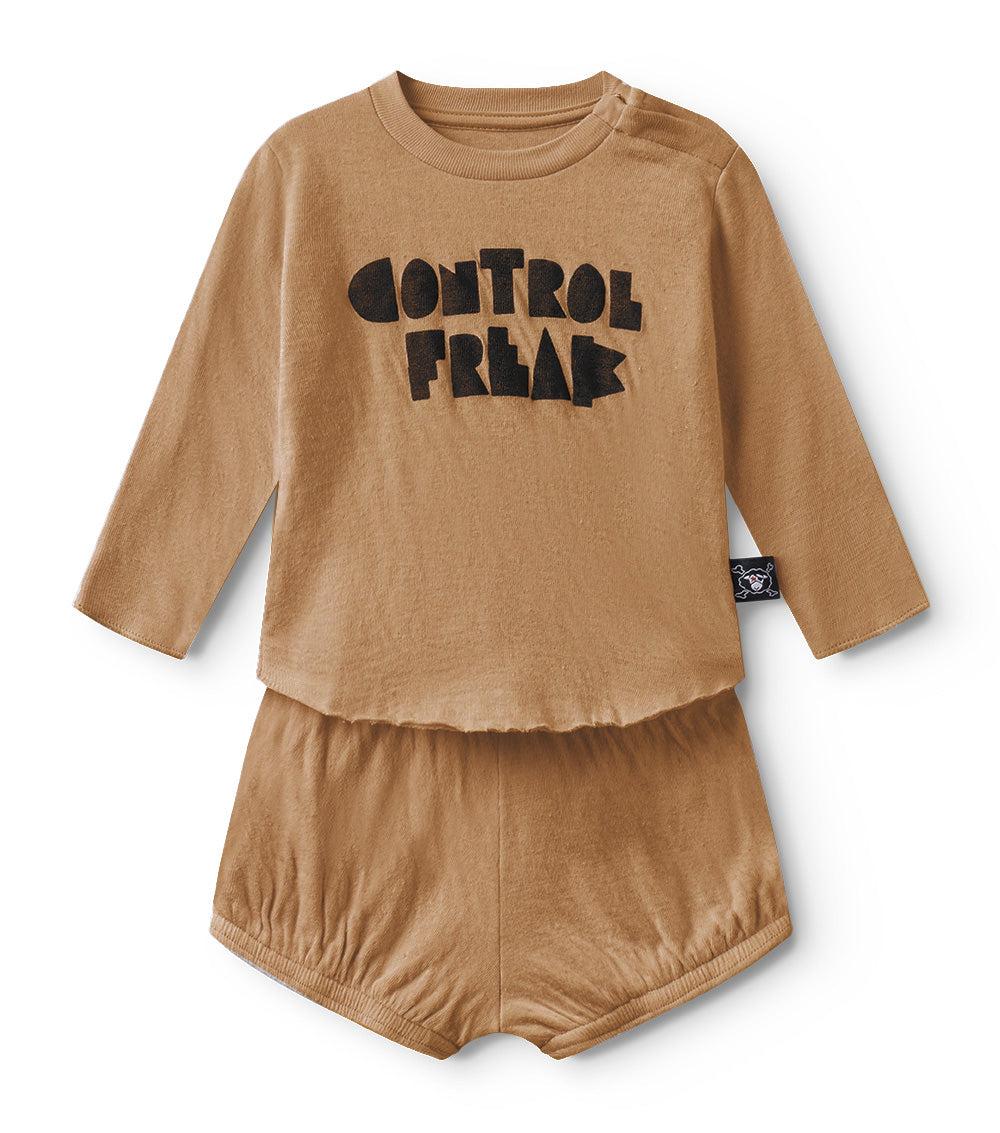 nununu control freak yoga set coffee