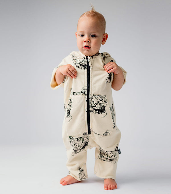 Nununu Cool Cat Hooded Overall