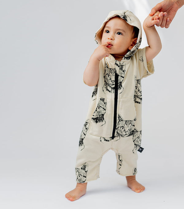 Nununu Cool Cat Hooded Overall