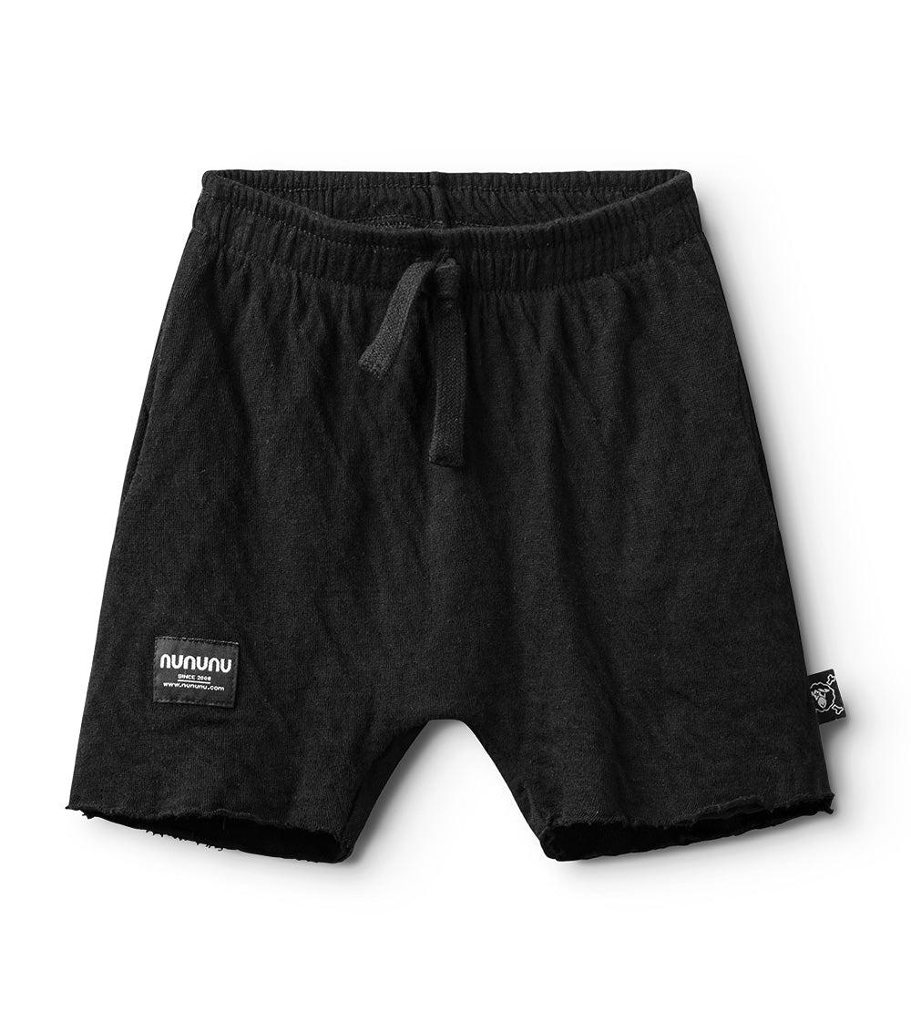 nununu crew shorts black