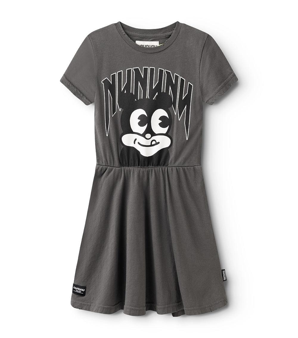 nununu curious much? t dress graphite
