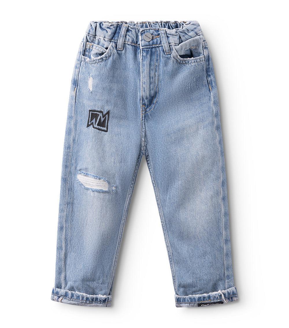 nununu deco denim pants