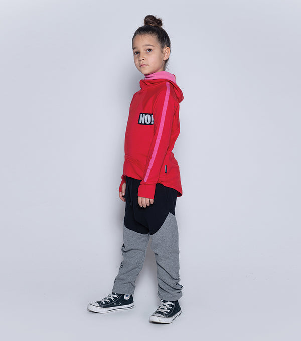 Nununu Division Baggy Pants Black/heather Grey