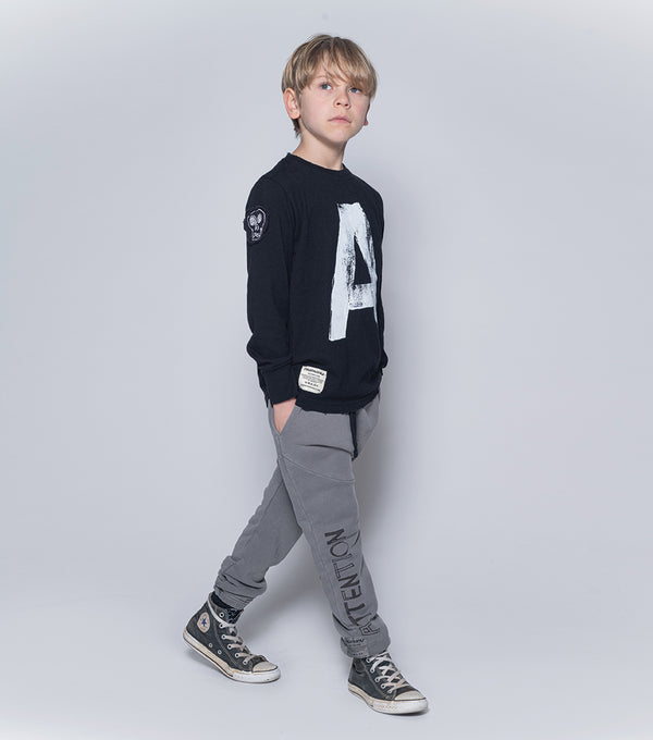 Nununu Division Baggy Pants Dyed Grey