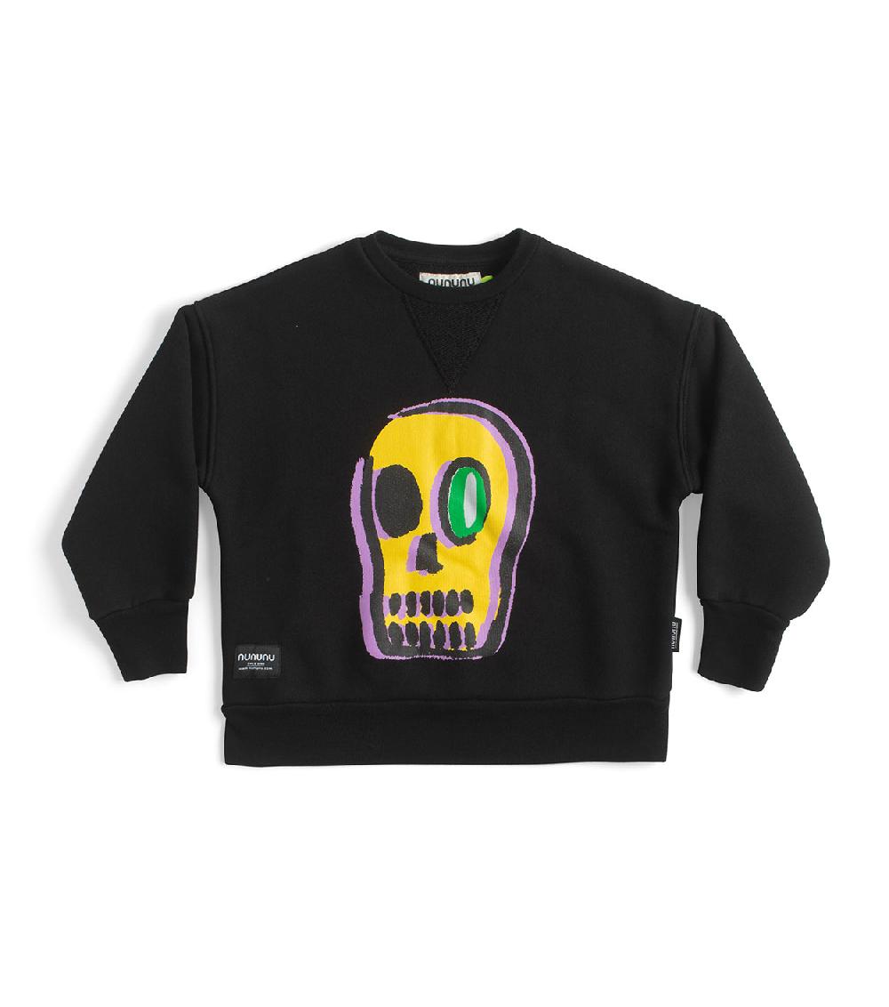 nununu dizzy skull heavy sweatshirt