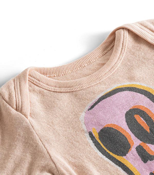 Nununu Dizzy Skull Onesie Skirt Nude