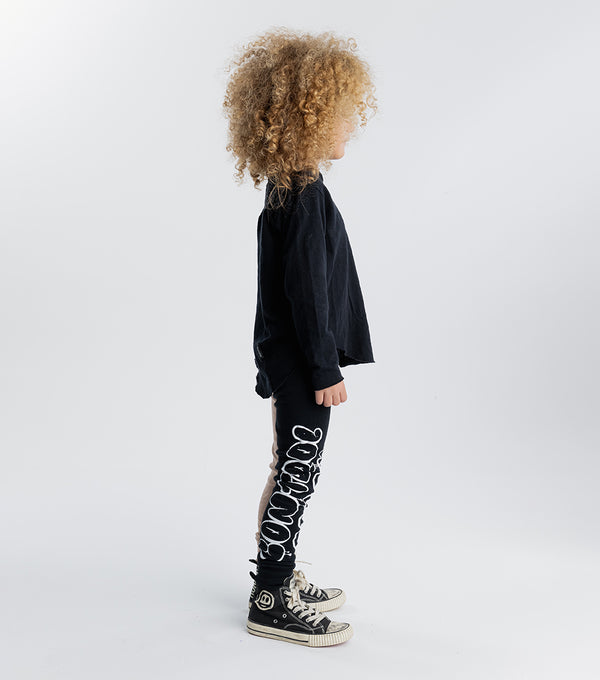 Nununu Dizzy Skull Patch Shirt Black