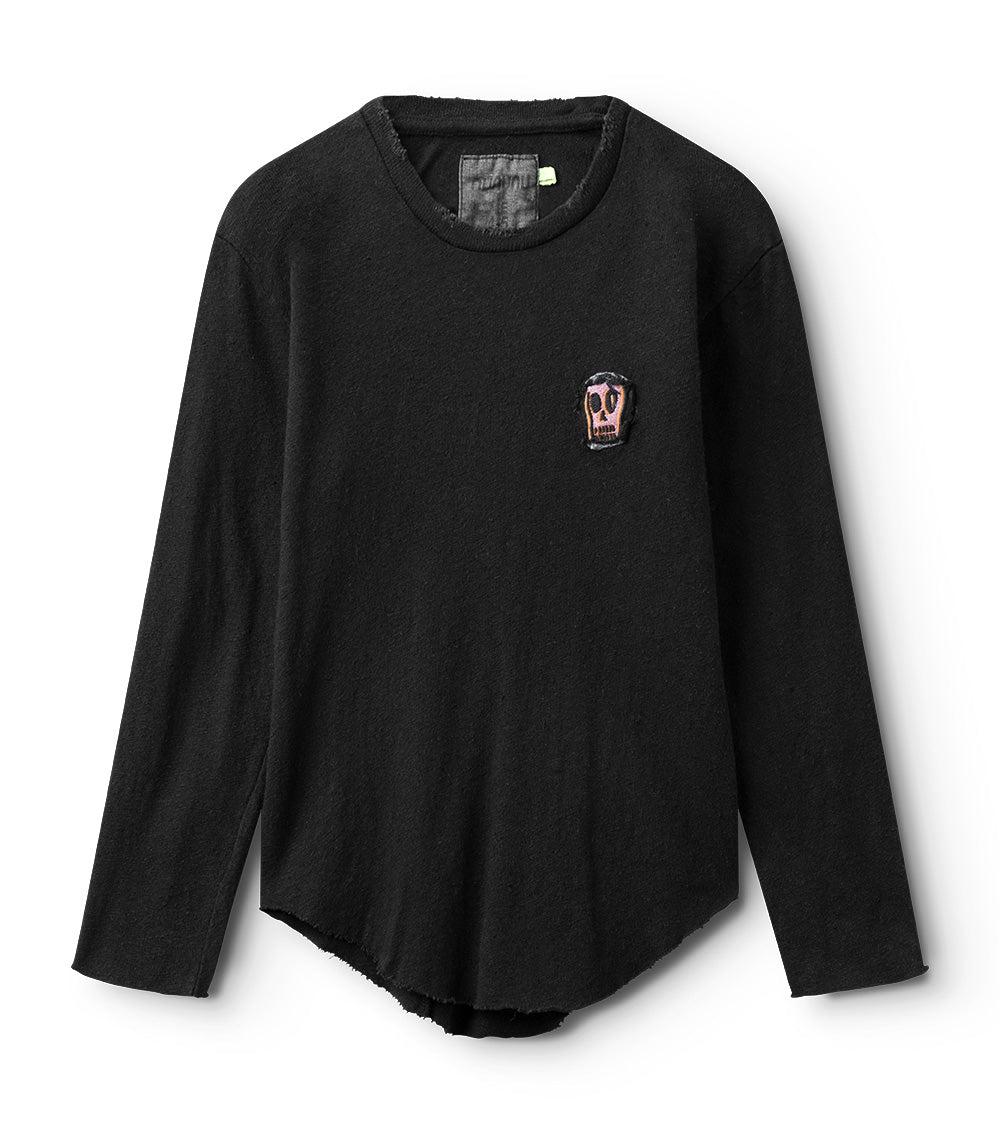 Nununu Dizzy Skull Patch Shirt Black