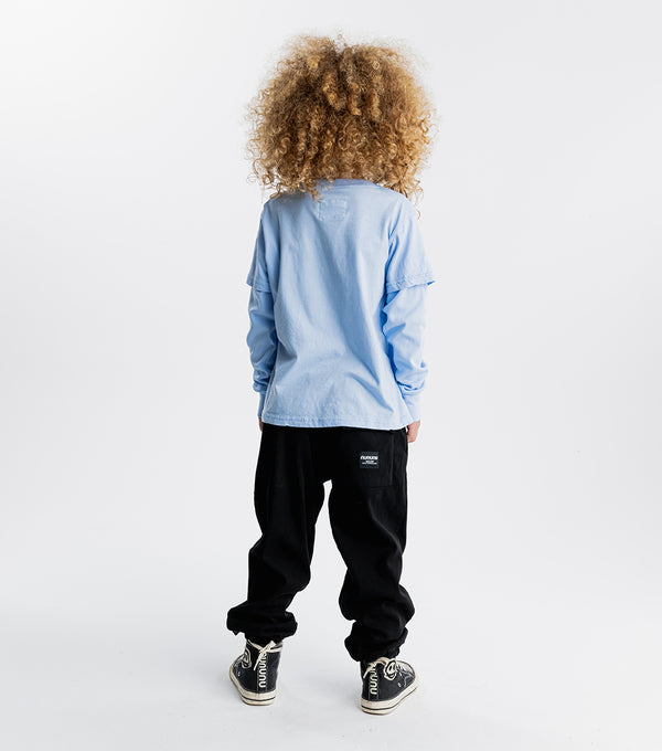 Nununu Dizzy Skull Shirt Foggy Blue