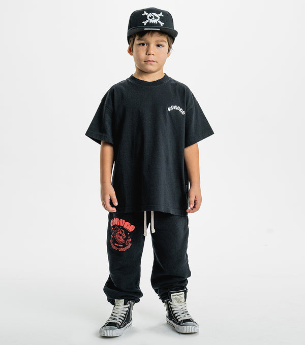 Nununu Dragon Sweatpants Washed Black