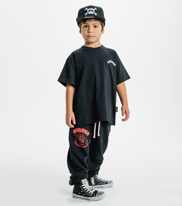 Nununu Dragon Sweatpants Washed Black