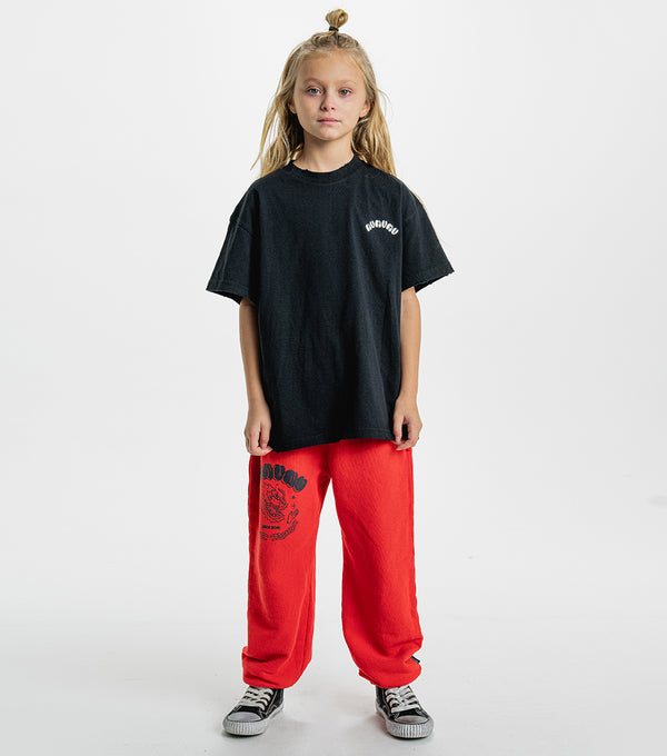 Nununu Dragon Sweatpants Washed Red