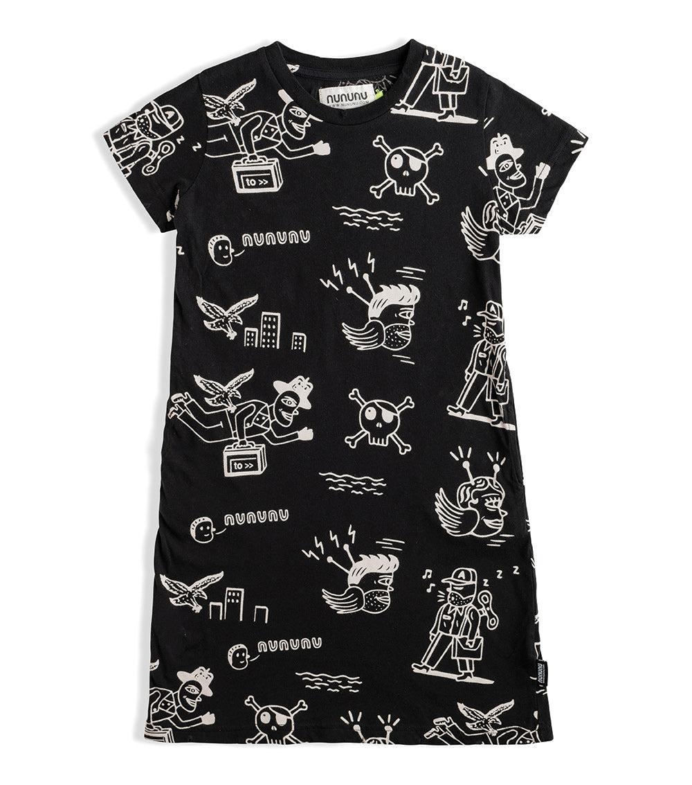 nununu en route a dress black