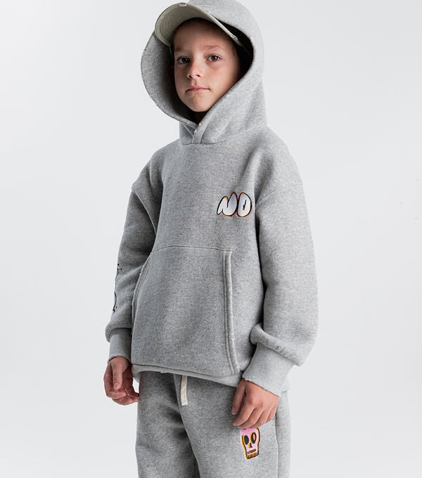 Nununu Extra Cozy Hoodie Heather Grey
