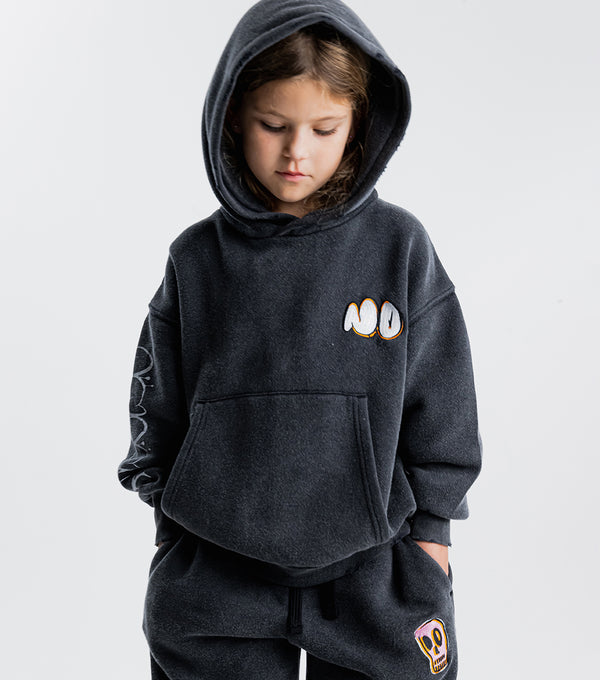 Nununu Extra Cozy Hoodie Washed Graphite