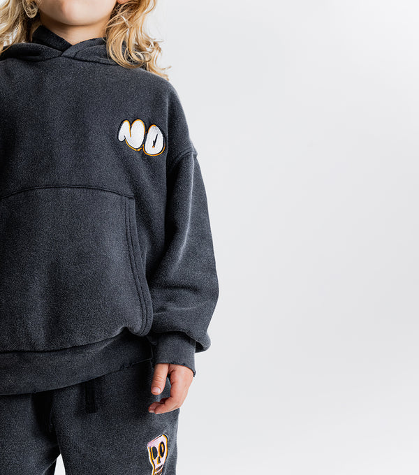 Nununu Extra Cozy Hoodie Washed Graphite