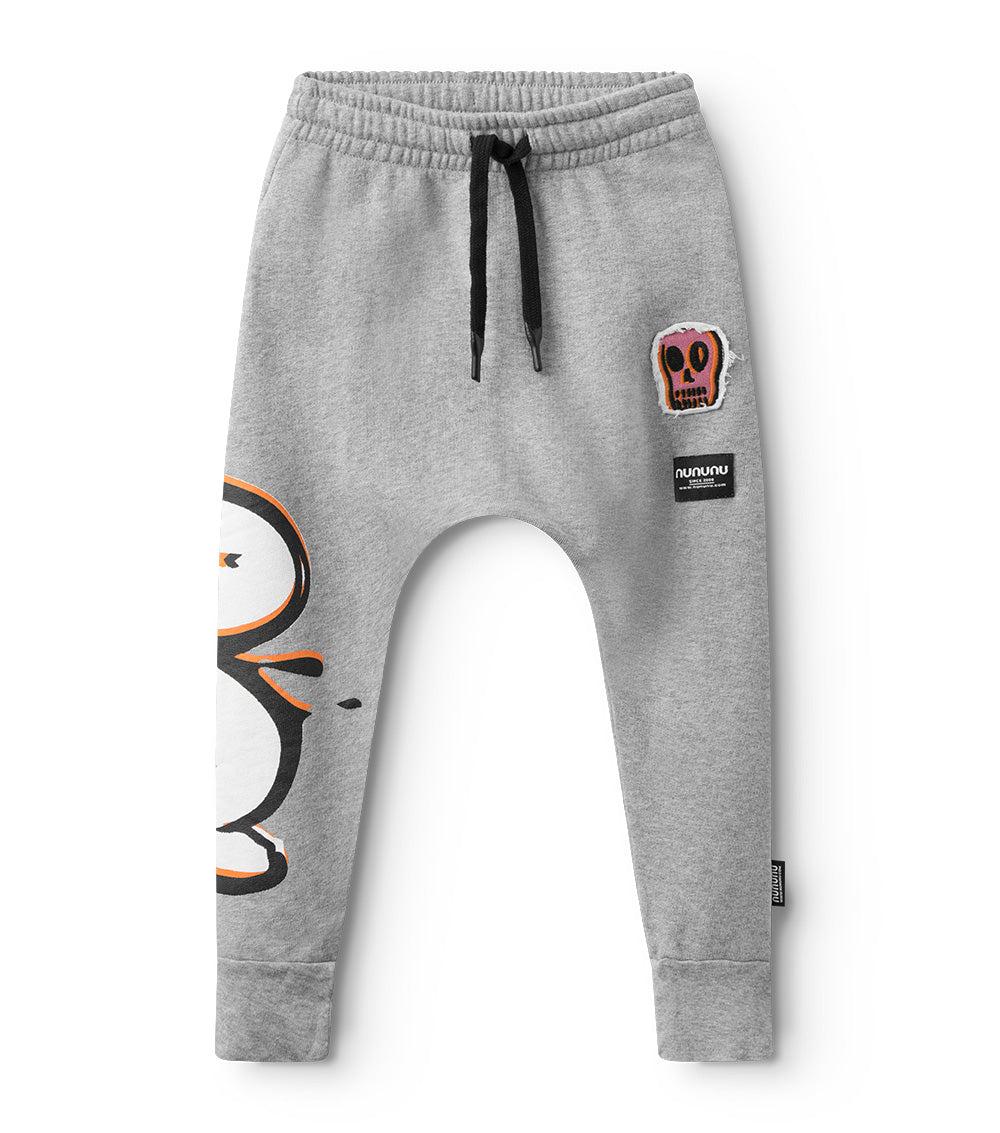 nununu extreme bubbly baggy pants heather grey