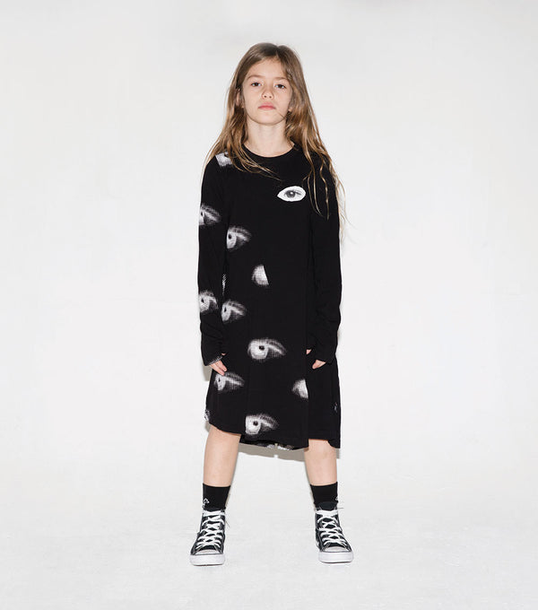 Nununu Eye 360 Dress Heather Grey