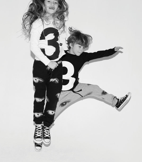 Nununu Eye Baggy Pants Heather Grey