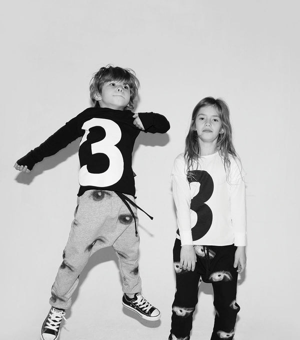 Nununu Eye Baggy Pants Powder Pink