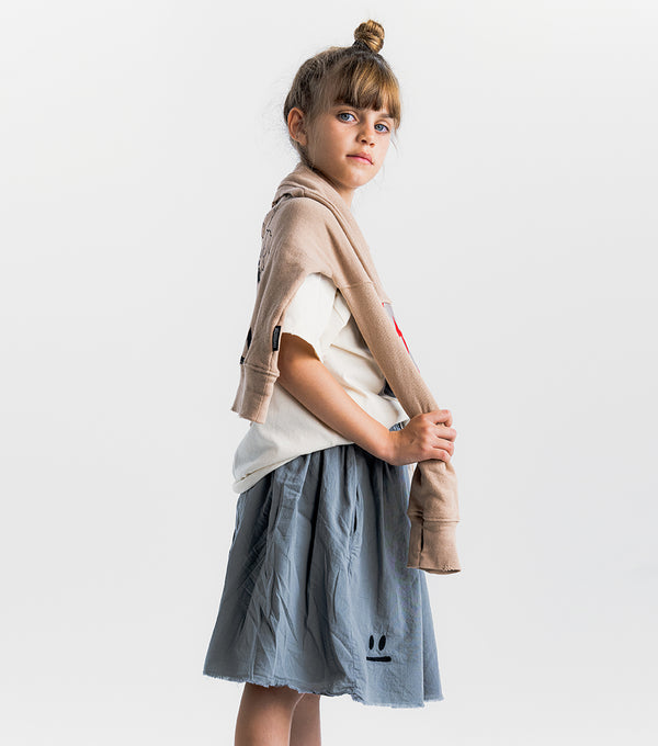 Nununu Feather Skirt Concrete