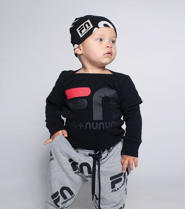 Nununu Fn Onesie Black
