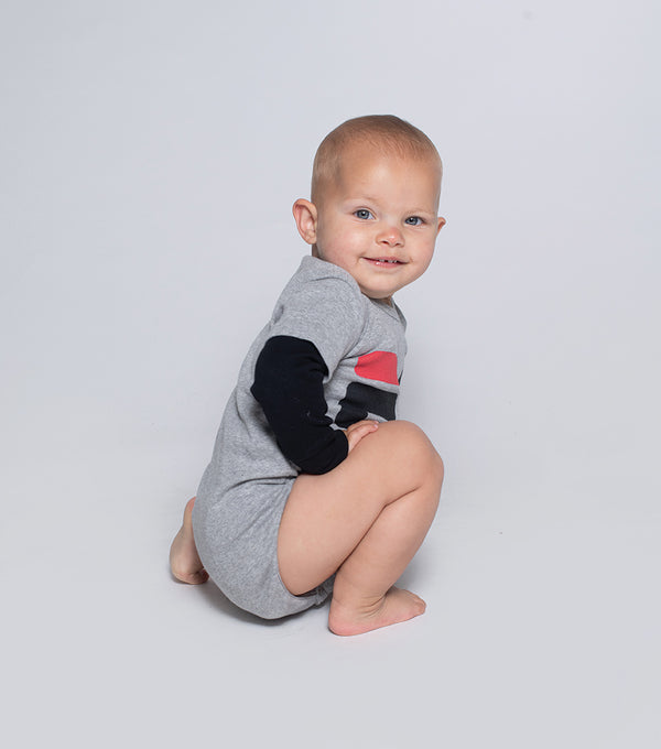 Nununu Fn Onesie Heather Grey