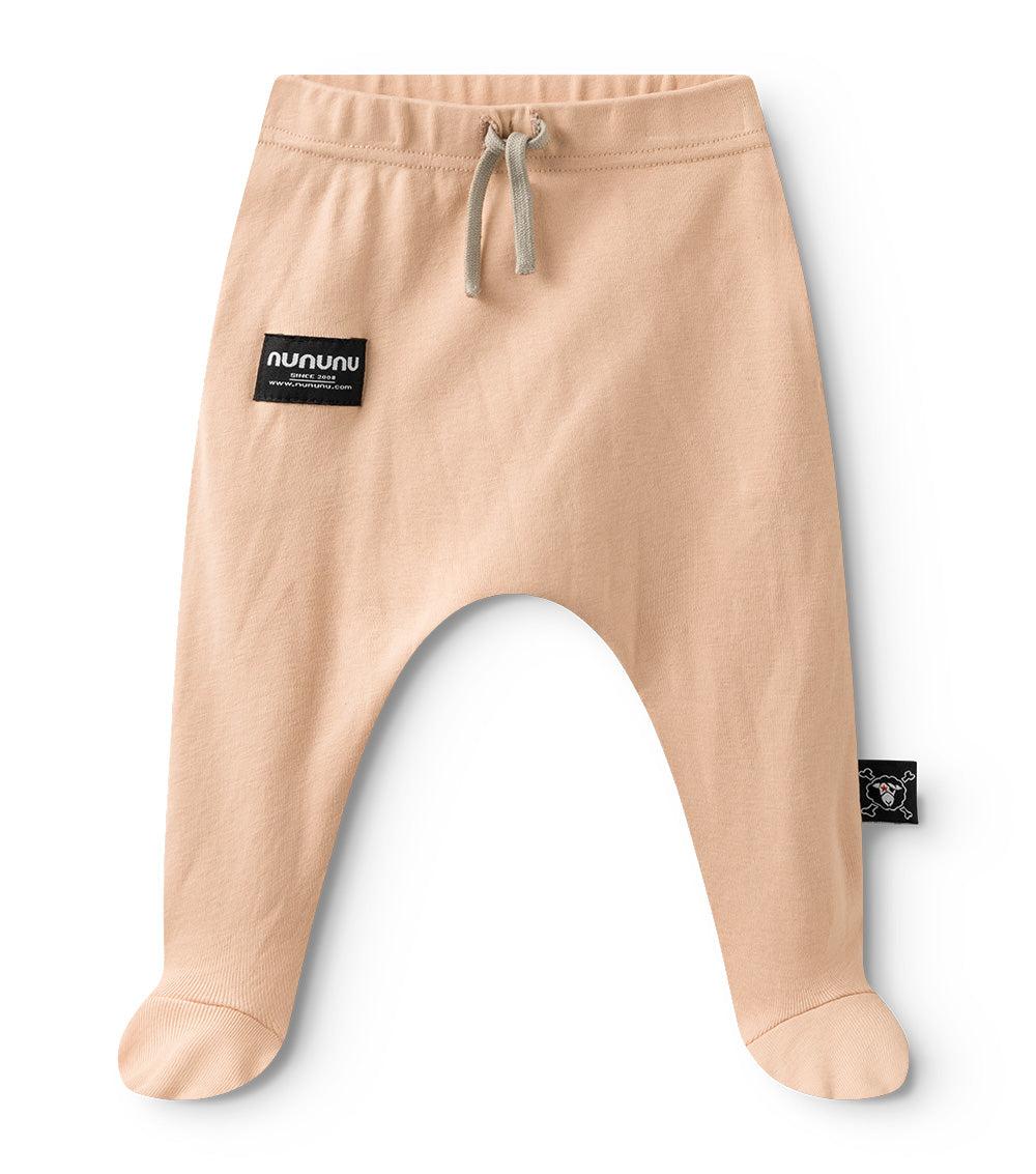 nununu footed baggy pants nude