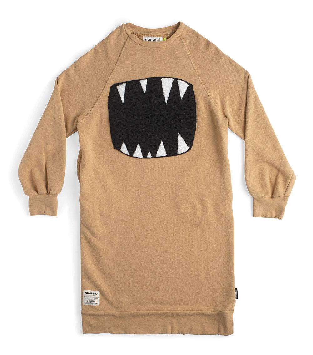 nununu fuzzy roar a dress mocha