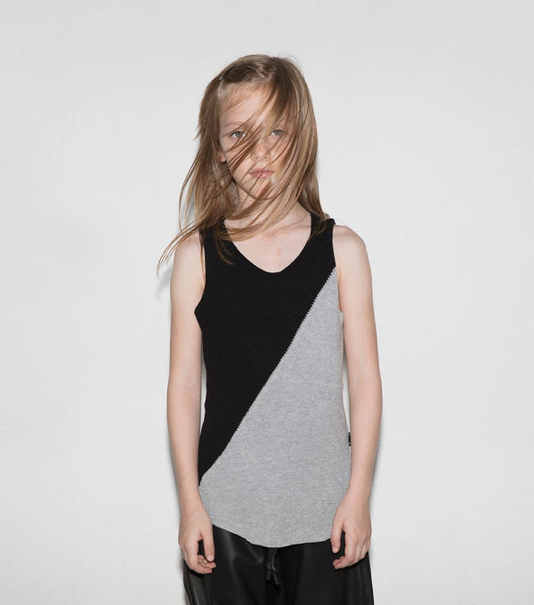 Nununu Half & Half Knit Tanktop