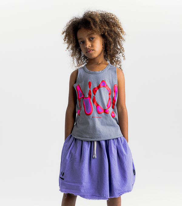 Nununu Hell No Tank Top Concrete