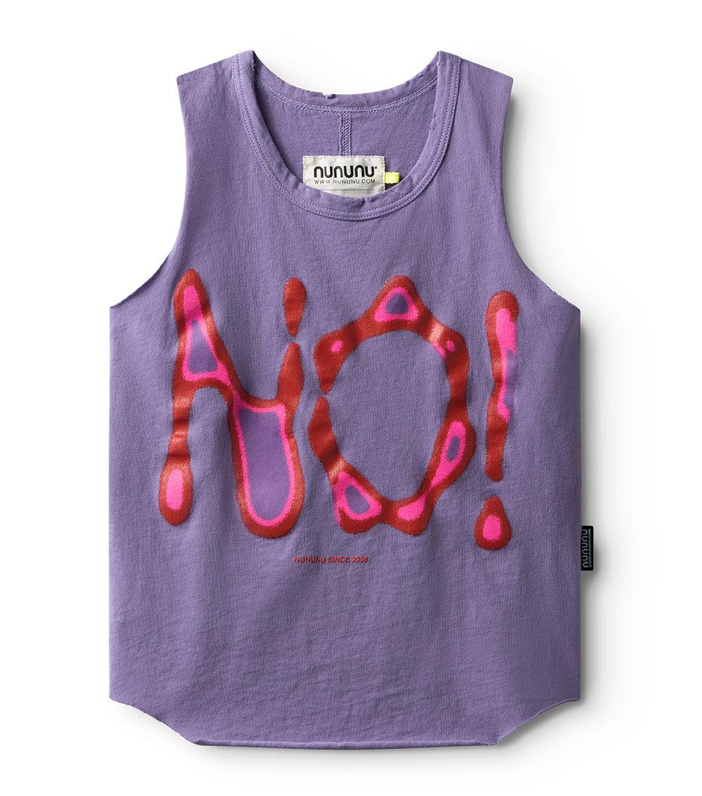 nununu hell no tank top mauve mist