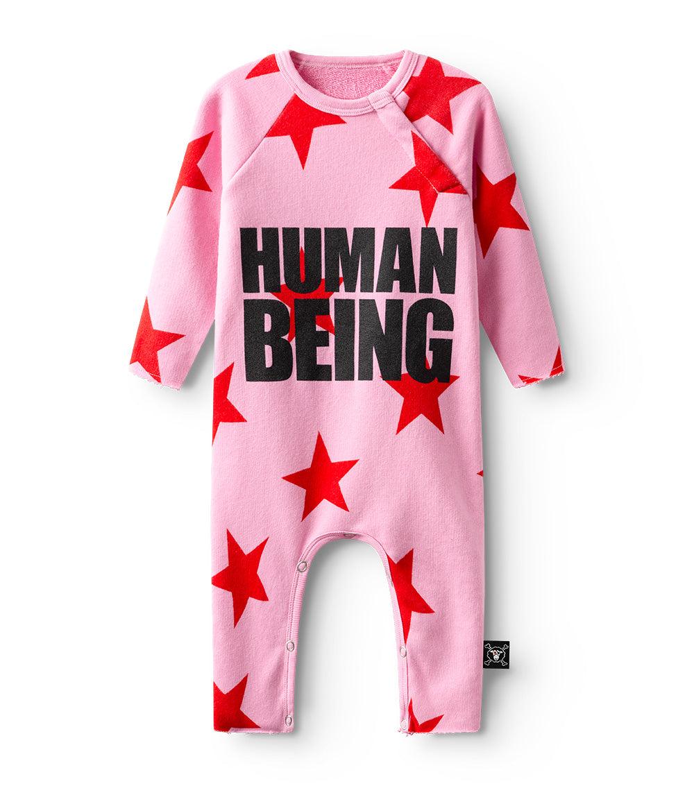 nununu human being overall super pink