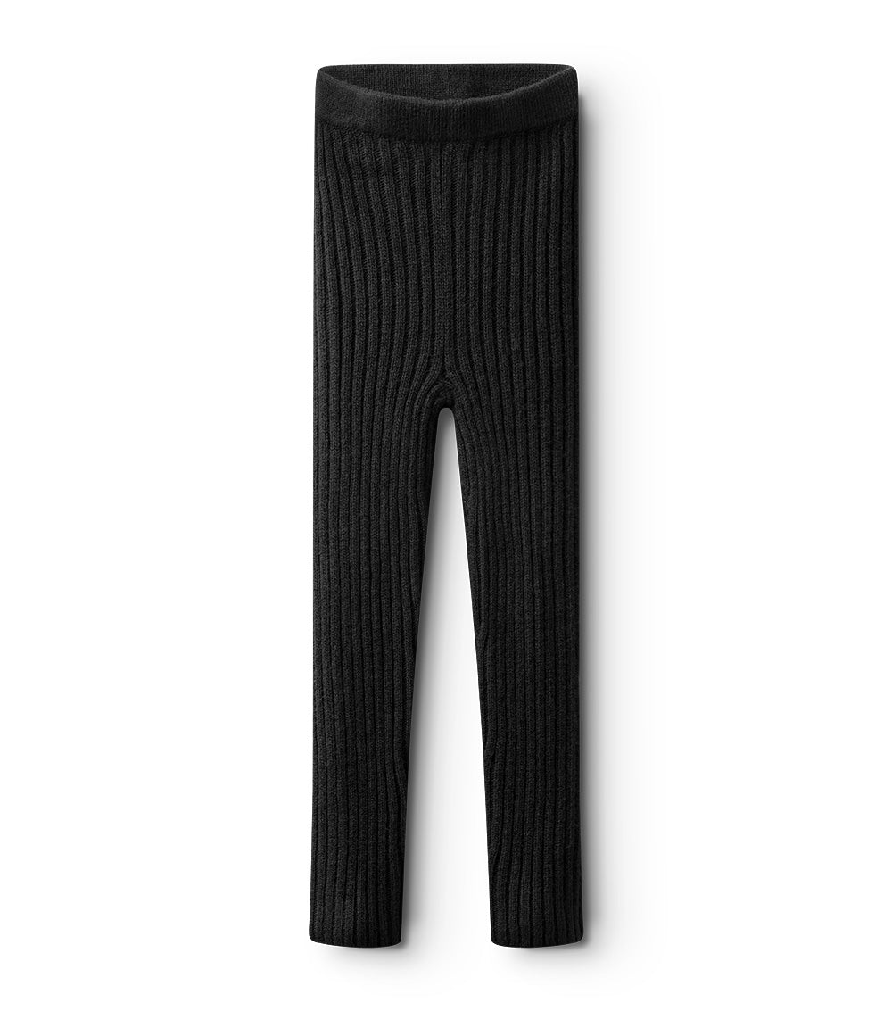 nununu knit leggings black