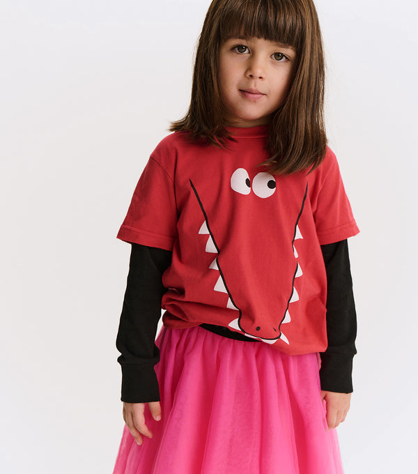 Nununu Kooky Croco Shirt Smokey Red