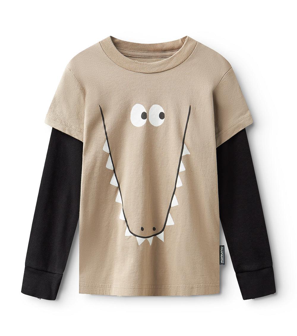 nununu kooky croco shirt stone