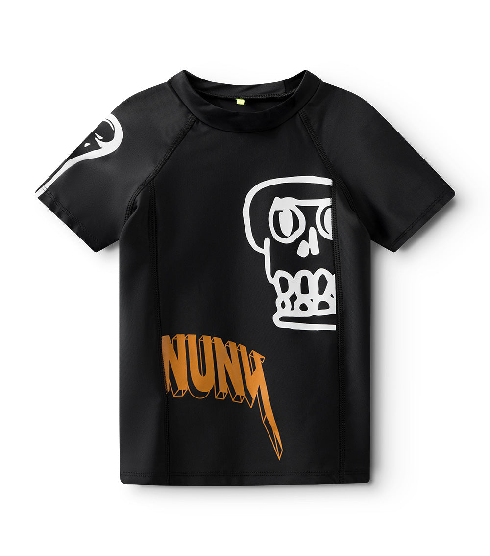 nununu kooky skull rashguard