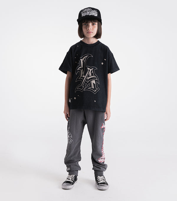 Nununu L.a. Baggy Pants Washed Graphite