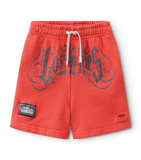 Nununu L.a. Sweatshorts Washed Red
