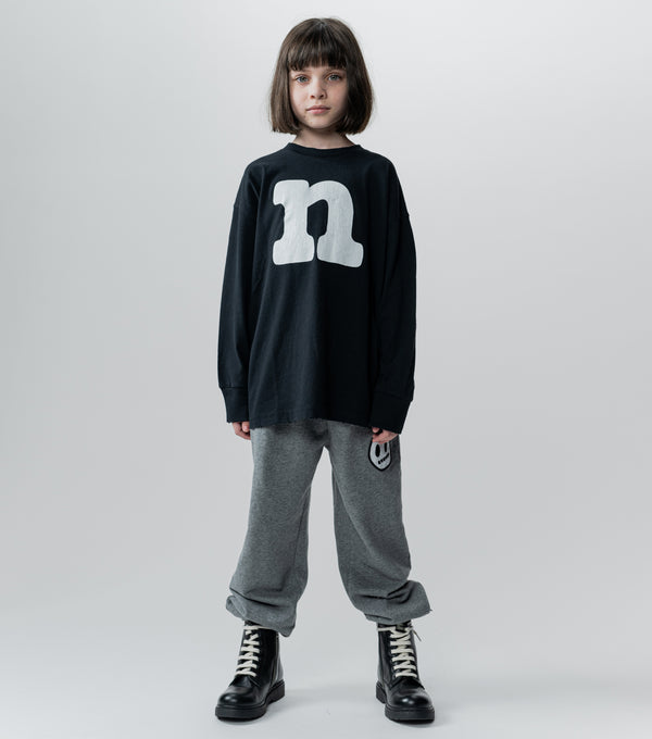 Nununu Letter Shirt Black
