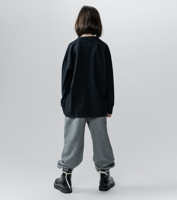 Nununu Letter Shirt Black