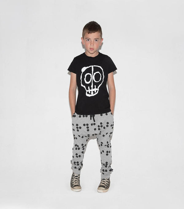 Nununu Light Braille Baggy Pants Heather Grey