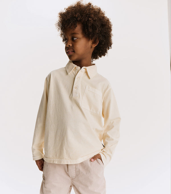 Nununu Light Collar Shirt Natural