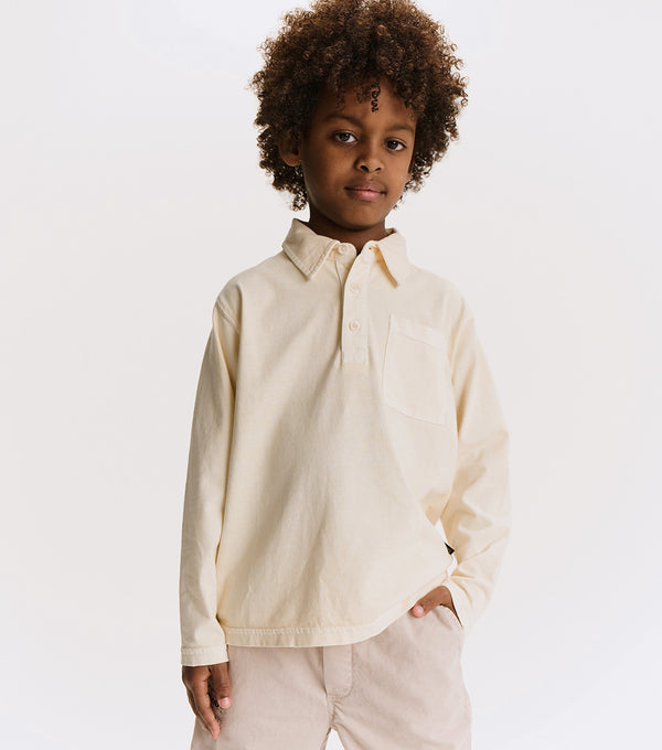 Nununu Light Collar Shirt Natural