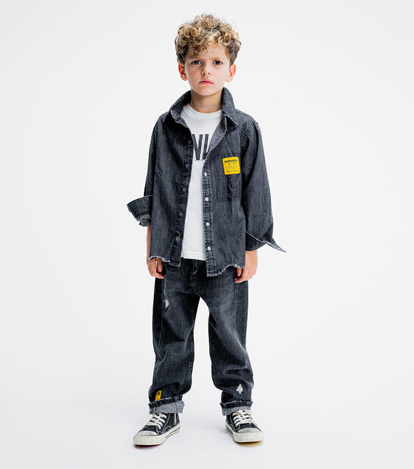 Nununu Light Denim Shirt Black